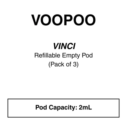 VOOPOO VINCI REPLACEMENT POD (3 PACK) – 0.8 ohm - Vape Product, Vape Product