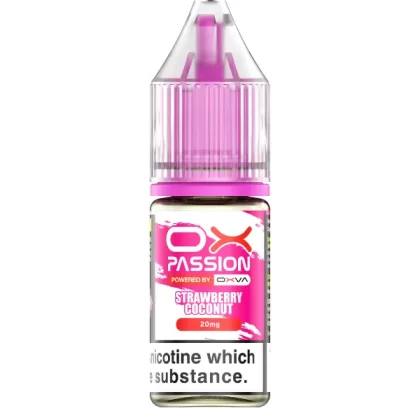 Strawberry Coconut OX Passion Nic Salt E-Liquid by OXVA - 10ml - 10mg