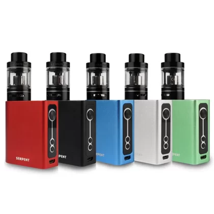 Wotofo Serpent 50W 2000mAh-5ML Box Mod Full Kit with Serpent Sub Tank - Silver