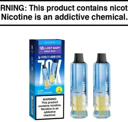 LOST MARY NERA FULLVIEW 70K DISPOSABLE PODS – 70,000 PUFFS - Vapejuice