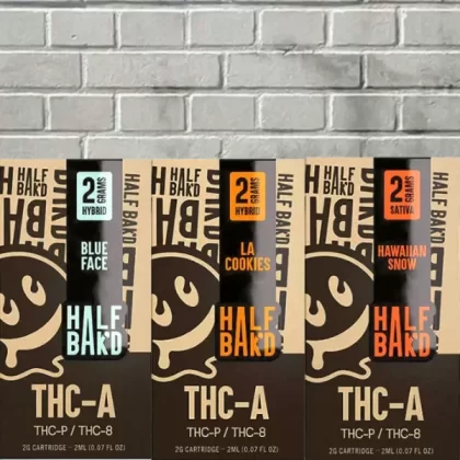 Half Bak’d THCa | THCP | D8 Vape Cartridge 2g