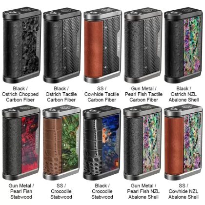 Lost Vape Centaurus DNA 250C Box Mod 200W - Gun Metal / Pearl Fish Tactile Carbon Fiber
