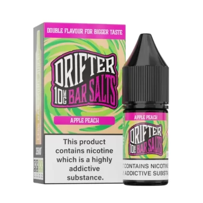 Drifter Bar Salt Nic Salt E Liquid Apple Peach - Nicotine Strength#20mg>10mg>5mg (80312C)