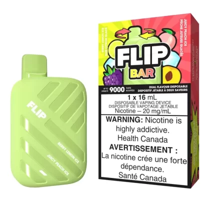 Flip Bar Disposable – Berry Lemon Ice & Juicy Peach Ice