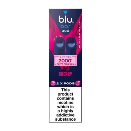 Blu Bar Cherry Pods (2 Pack) - Strength#20mg (C39252) (C39252)