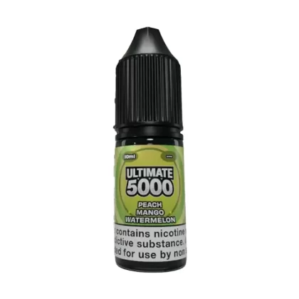 Peach Mango Watermelon Saltnic vape Juice by Ultimate 5000 - 10 Pack - Strength