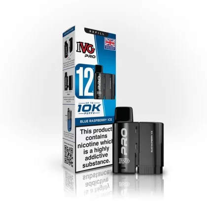 IVG PRO 12 Blue Raspberry Ice Refill Pod