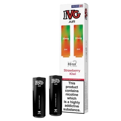 Strawberry Kiwi IVG Air Replacement Pods - Vape Product