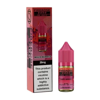 Mixed Berries By Elux Firerose 5000 10ml Salts - Nicotine Strength#20mg (Salt)>10mg (Salt) (E3DBDB)