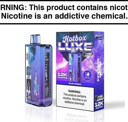 PUFF HOTBOX LUXE 20ML 12000 PUFF DISPOSABLE VAPE - Vapejuice