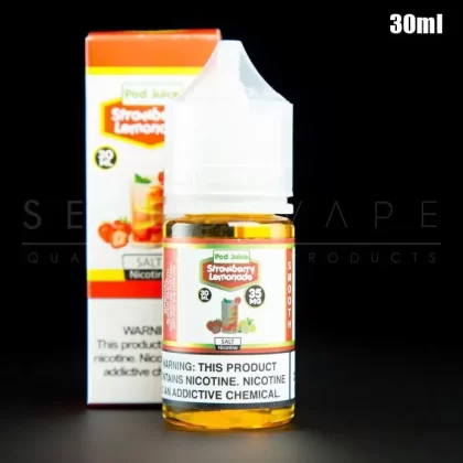 Pod Juice – Strawberry Lemonade Nic Salt 30ml