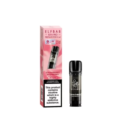 Elf Bar Elfa Pro Strawberry Raspberry Prefilled Pod 20mg – 2 Pack