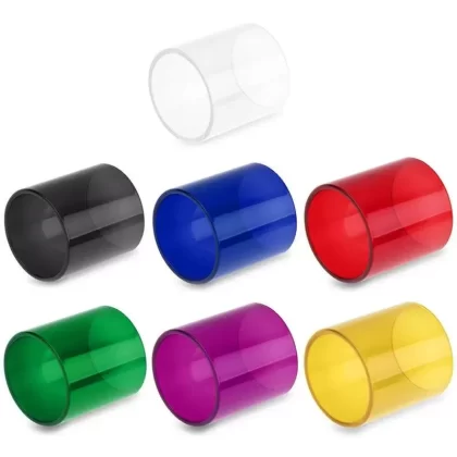 Smok Vape Pen 22 Replacement Glass - Color#Black>Blue>Clear>Green>Purple>Red>Yellow