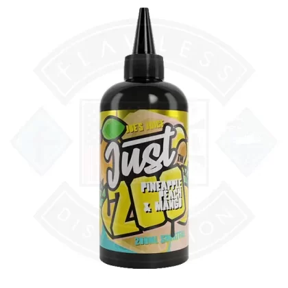 Just 200 by Joe’s Juice Pineapple Peach & Mango 0mg 200ml Shortfill - Eliquidsupply