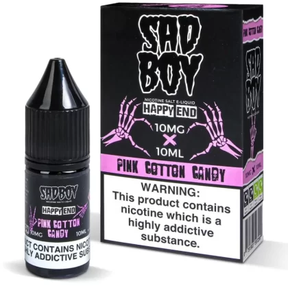 Sadboy Pink Cotton Candy Nic Salt Vape Juice - 10 Pack - 10mg