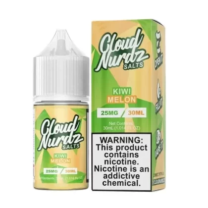 Kiwi Melon Nicotine Salt by Cloud Nurdz - Size#30ml~Nicotine#25MG>50MG