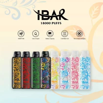 IBAR 18K Puff Disposable Device - 18000 Puffs - Watermelon Ice