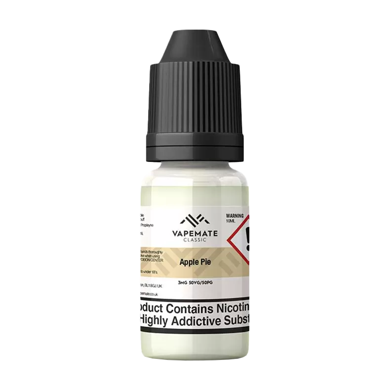 Vapemate Classic Apple Pie 10ml - 3mg - Vape Product (E788FE)
