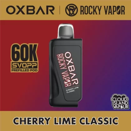 Rocky Vapor Oxbar Svopp 60K Pod Pack – Cherry Lime Classic