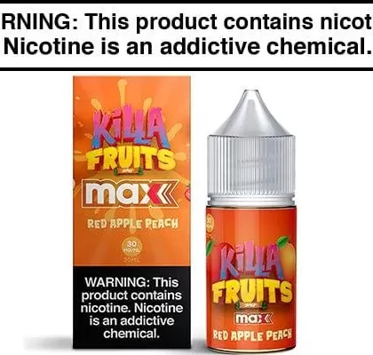 RED APPLE PEACH BY KILLA FRUITS SALT 30ML - Vapejuice