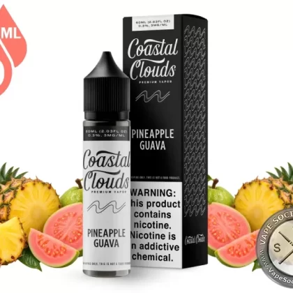 Pineapple Guava Coastal Clouds 60ml - Vape Product, Vape Product; NCDOR