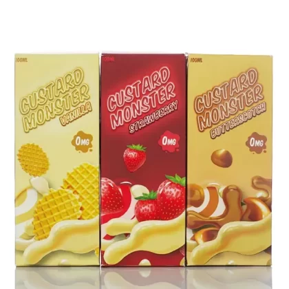 Custard Monster - No Nicotine Vape Juice - 100ml - Blueberry Custard