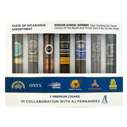 Taste of Nicaragua Assortment by AJ Fernandez - Product#Taste of Nicaragua~Packaging#Sampler of 7