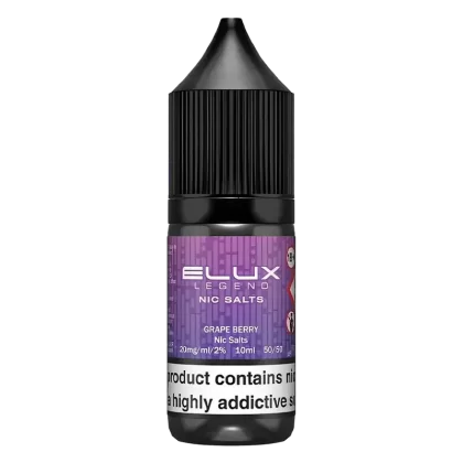 Elux Grape Nic Salt Vape Juice 10ml