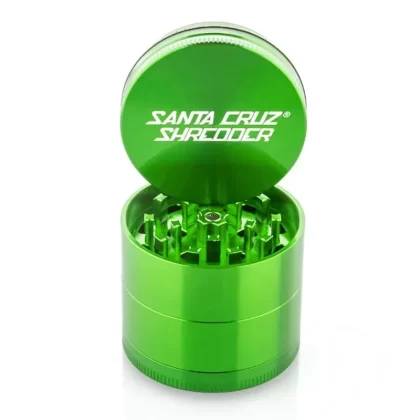 Santa Cruz Shredder 4 Piece Grinder – 55mm - Color#Green>Blue>Grey