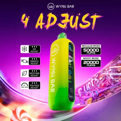 Wynn Bar "4 ADJUST" 50K Disposable Device - 50000 Puffs