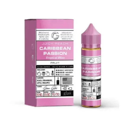 Glas Basix 50ml Shortfill E-Liquid Caribbean Passion - Nicotine Strength#0mg (14FB0B)
