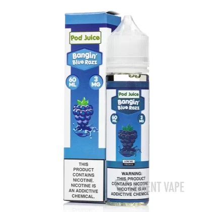 Bangin Blue Razz – Pod Juice – 60mL