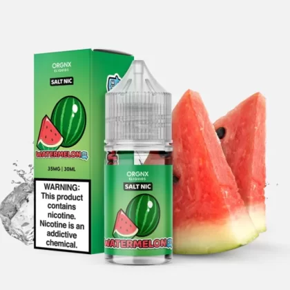 ORGNX Salt WATERMELON CHILLED Vape E-LIQUID 30ML - Beyondvape
