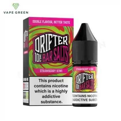 Strawberry Kiwi Nic Salt E-Liquid by Drifter Bar Salts - Eliquidsupply