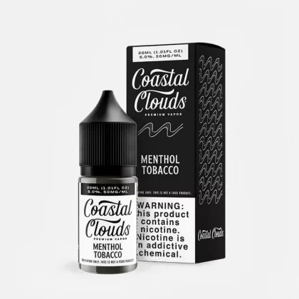 Menthol Tobacco SALT – Coastal Clouds – 30mL 50% VG Nic Salt