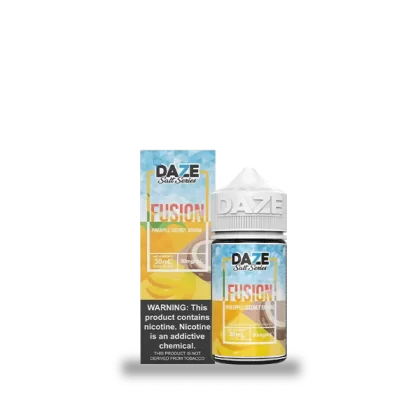 7 Daze Fusion Pineapple Coconut Banana ICED 30ml Nic Salt Vape Juice - Vape Product, Vape Product