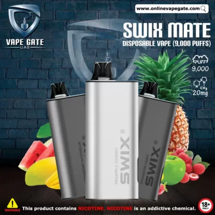 Swix Mate Disposable Vape (9,000 Puffs) - Chupa Chups Grape / 20 mg