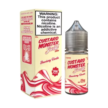 Custard Monster Swirl Salt Strawberry Vanilla eJuice - Vape Product; Vape Product, Vape Product; Monster Vape Labs