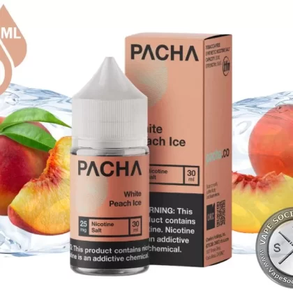 White Peach Ice PACHA Salt 30ml