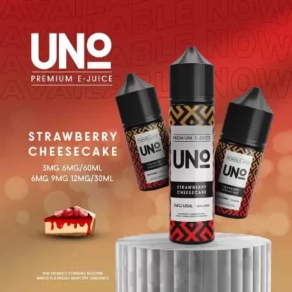 UNO MTL STRAWBERRY CHEESECAKE VAPE ELIQUID - Elegantvapestore