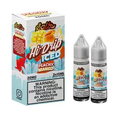 Peachy Mango Iced by Hi-Drip Salts 30ml - Vape Product, Vape Product