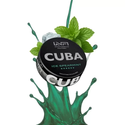 Woreczki nikotynowe CUBA BLACK 19,9mg – Ice Spearmint Snus AKCYZA