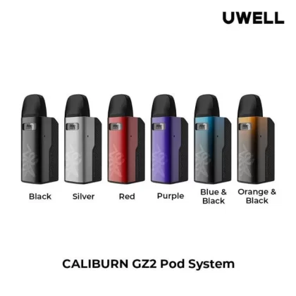 Uwell Caliburn GZ2 Pod Kit - Orange & Black - Skullvaping