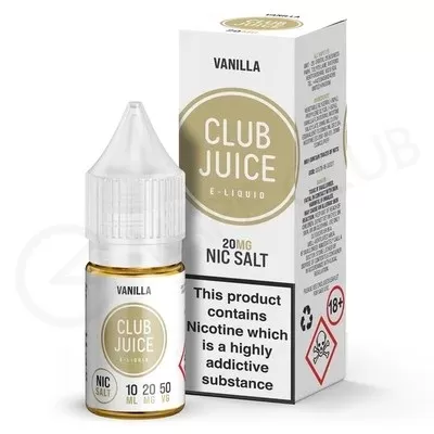 Vanilla Nic Salt E-Liquid by Club Juice - Ecigpremium