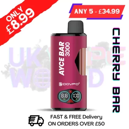 Cherry Bar DOVPO ACE Bar 3000 4 in 1 Disposable Kit