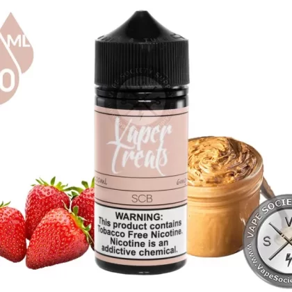 Strawberry Cookie Butter by Vaper Treats 100ml - Vape Product, Vape Product