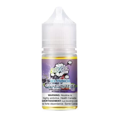 Slugger Ice Punch Salt – Grape Lychee Ice 30ml (20, 35, 50mg) - Vape Product, Vape Product