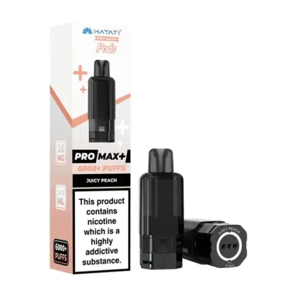 Hayati Pro Max Plus 6K Replacement Pods - Juicy Peach