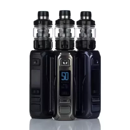 VooPoo Argus MT Starter Kit – Built-In Battery - Carbon Fiber (Uforce L Tank), Dark Blue (Uforce L Tank) (04FF27)