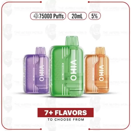 Viho Shadow Kit 75K Puff Disposable - Banana Icy, Clear (6C6DBB)